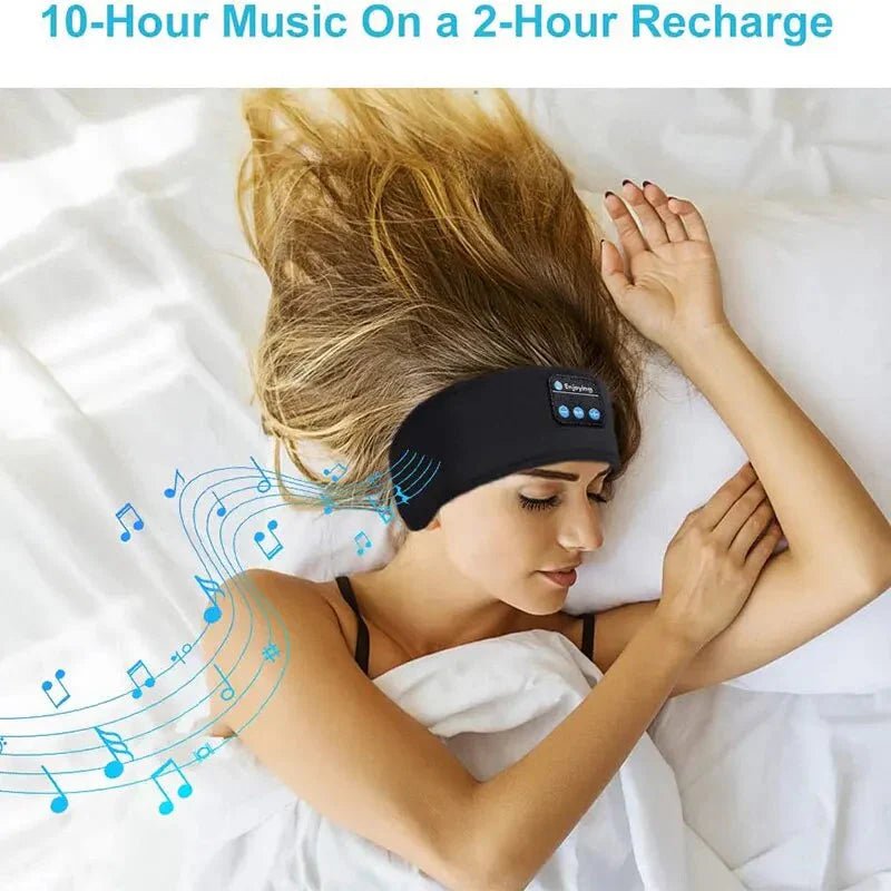 Bluetooth Sleep Headband – Wireless Headphones, Built - In Speakers, Comfortable Fabric, 10 - Hour Battery Life - techshot