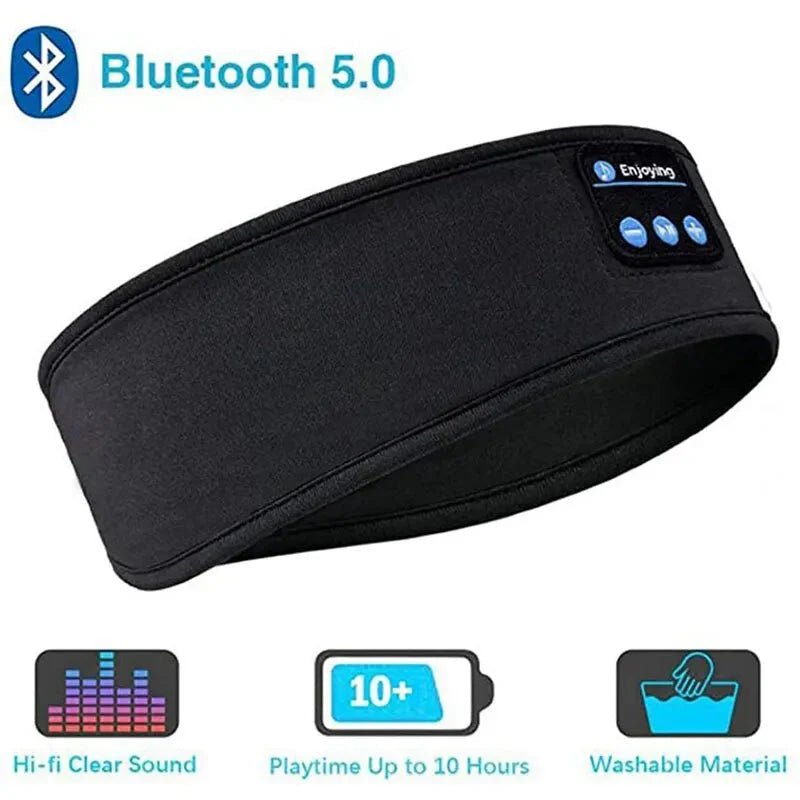 Bluetooth Sleep Headband – Wireless Headphones, Built - In Speakers, Comfortable Fabric, 10 - Hour Battery Life - techshot