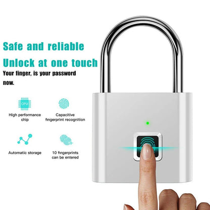 Smart Fingerprint Padlock - techshot