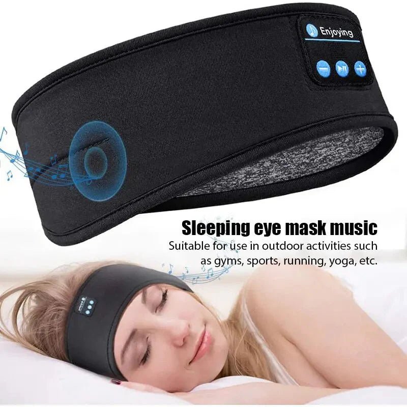 Bluetooth Sleep Headband – Wireless Headphones, Built - In Speakers, Comfortable Fabric, 10 - Hour Battery Life - techshot