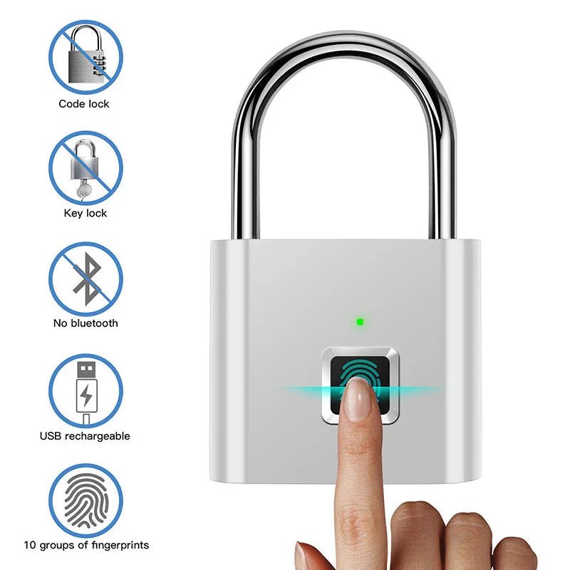 Smart Fingerprint Padlock - techshot