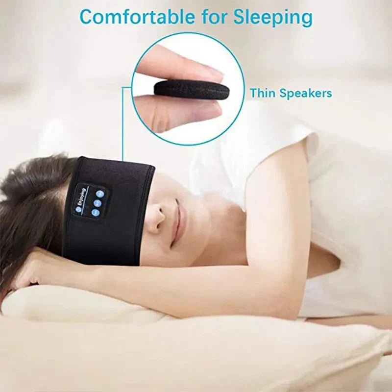 Bluetooth Sleep Headband – Wireless Headphones, Built - In Speakers, Comfortable Fabric, 10 - Hour Battery Life - techshot