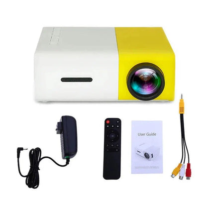 Mini Projector – 1080P Full HD Support, Portable LED Projector, 4K Video Playback, Multiple Connectivity Options - techshot